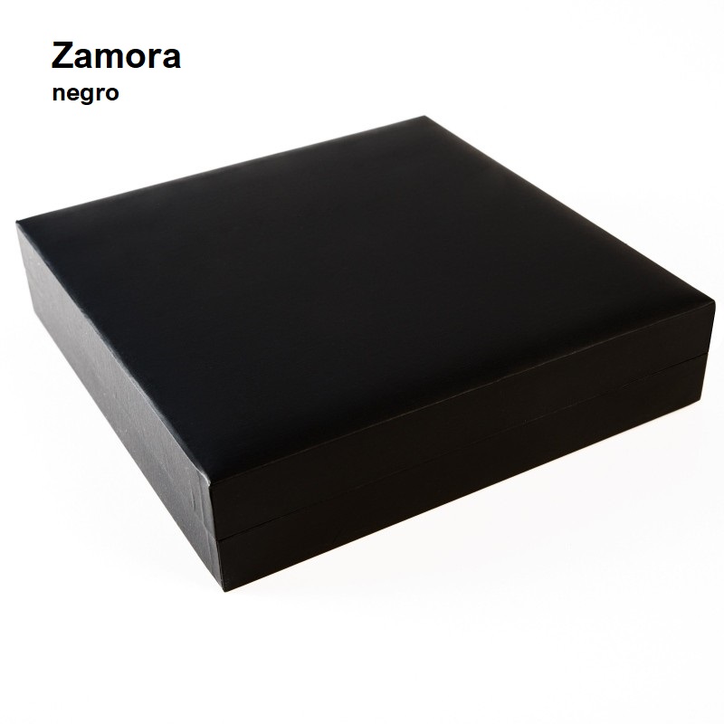 Estuche Zamora medalla cordón 160x160x53 mm.